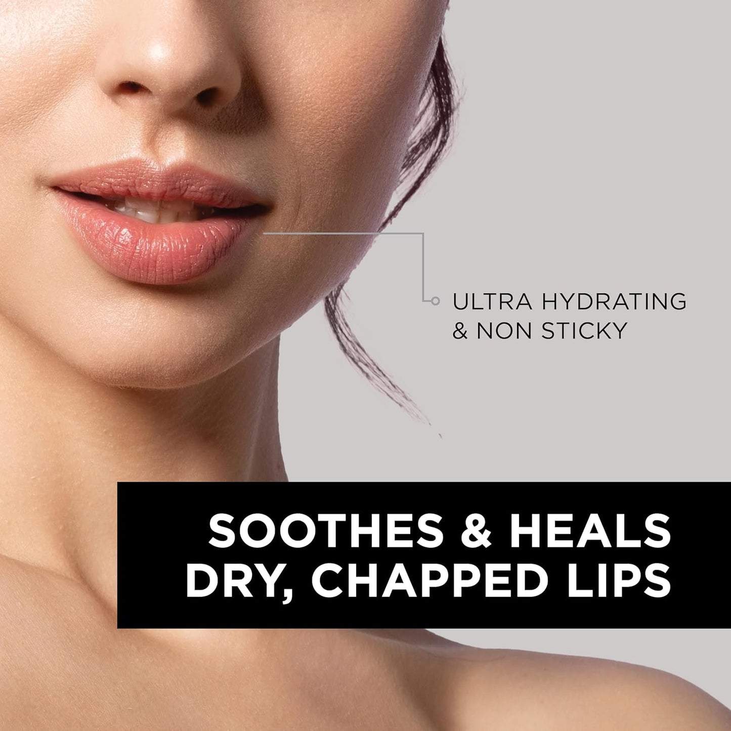 Pure Cosmetics Pure Illumination Lip Gloss - LED-lit Applicator w/Side Mirror - Non-Sticky, Moisturizing & Hydrating Lip Glosses - Soothes & Heals Dried Chapped Lips (Nude Beach)