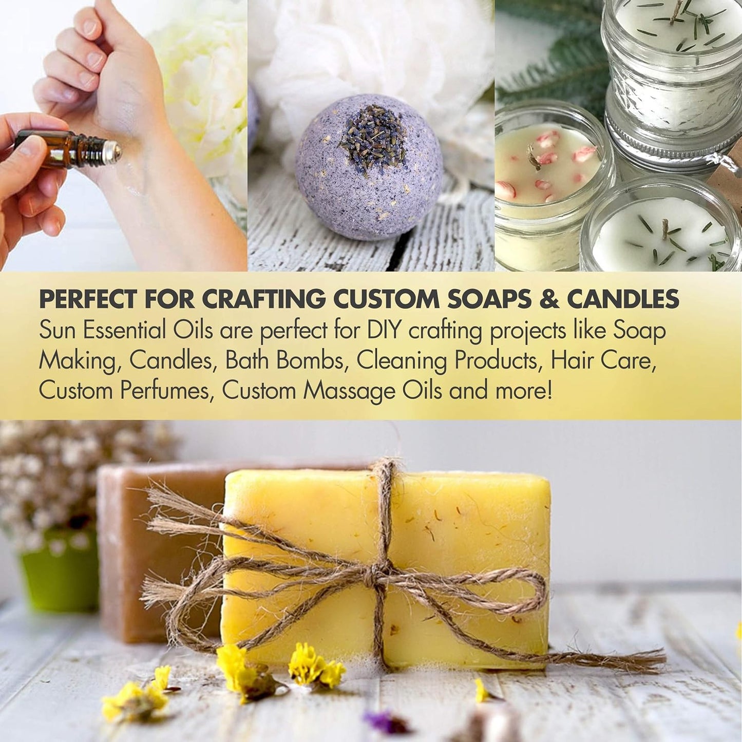 Sun Essential Oils Turmeric Essential Oil 16oz for Diffuser, Aromatherapy, Calming, and Soothing