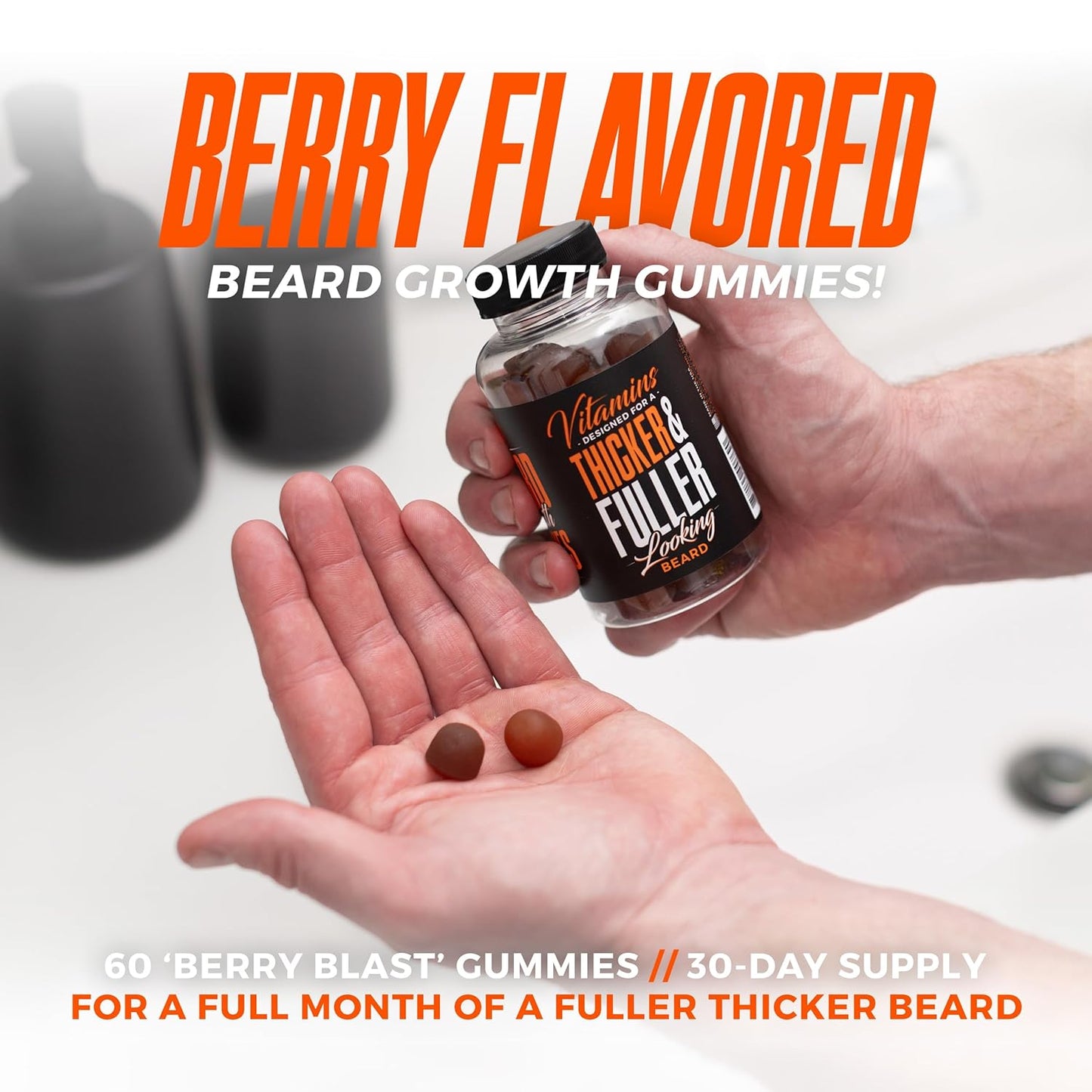 Wild Willies Beard Growth Dual Threat: Beard Growth Gummies and Serum Kit for Men - Biotin, Caffeine & Essential Growth Oil for Fuller, Thicker Facial Hair - Beard Vitamins & Enhance Beard Growth