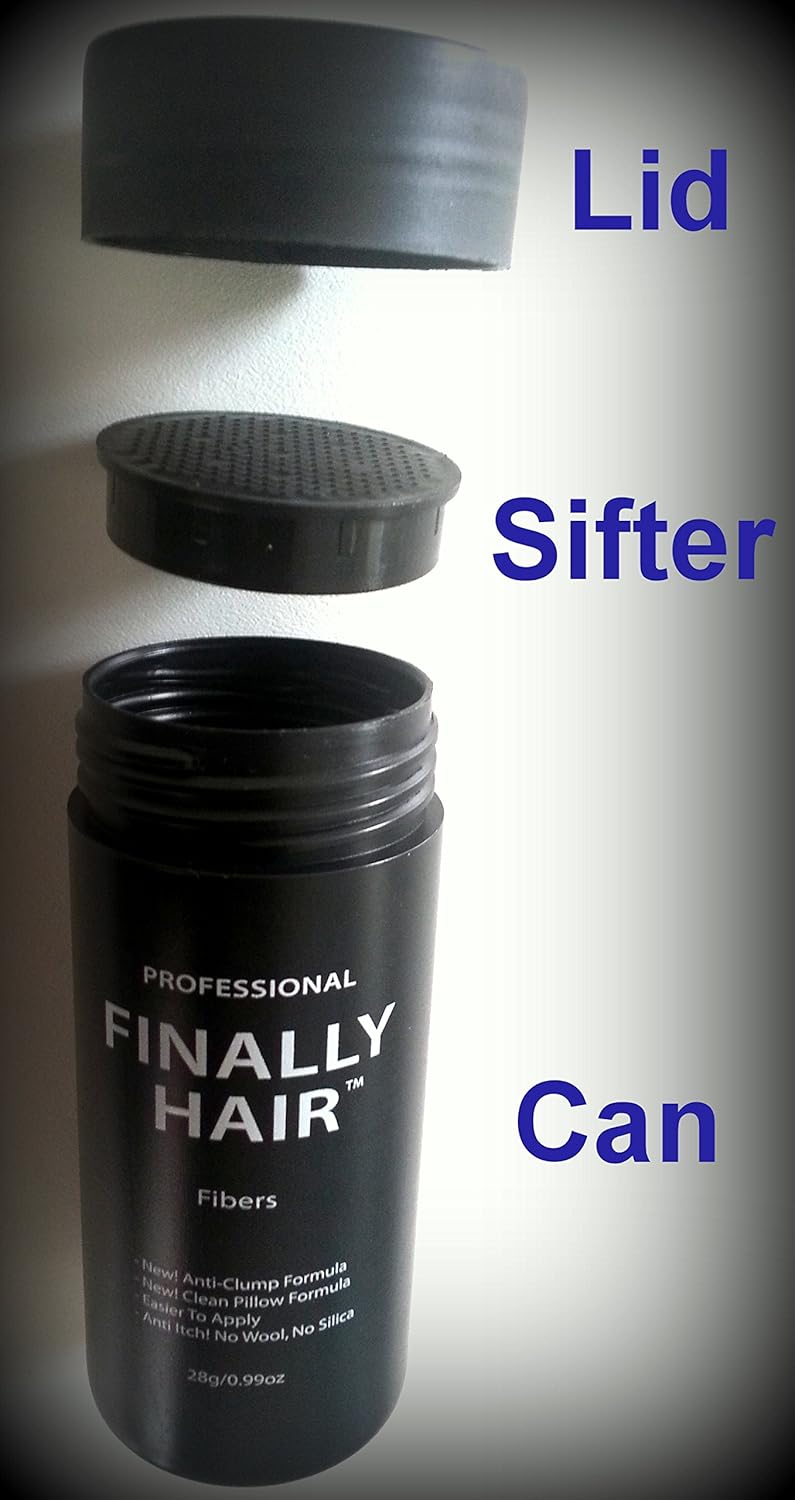 Hair Building Fibers - Golden Blonde 50 Gram Refill for Existing Bottles. Hair Filler and Root Concealer by Finally Hair