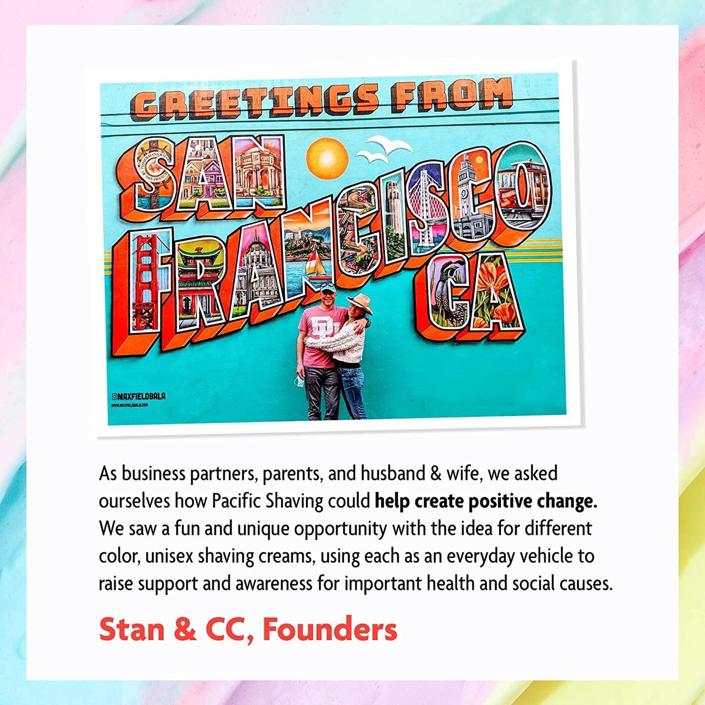 Pacific Shaving Company Red Shaving Cream - Foaming Colorful Shaving Cream - Hydrating, Redness Reducing + Irritation Free Shave Cream (7 Oz)