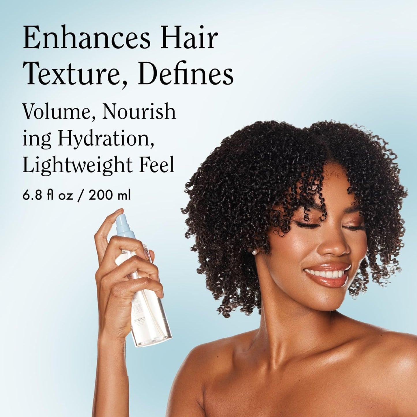 Rizos Curls Beach Waves Texturizing Salt Spray, Enhance Texture & Volume, Nourish and Enhance Definition with Blue Agave Extract, Red Algae & Prickly Pear Cactus, 6.8 oz