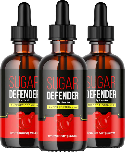 Sugar Defender - Sugar Defender Drops, Sugar Defense Super Formula, Sugar Defender 24, Sugar Defender Supplement, Sugar Defender Liquid, Defender Drop, Sugar Metabolism (60 Capsules) -5Pack