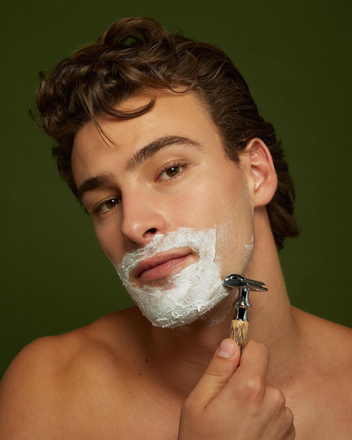 The Classic Shave Cream, Smooth Natural Shaving Cream for Men, Hydrating Aloe & Cucumber Extract - Helps Calm Dry Irritated Skin, EWG Verified, Organic Ingredients, For All Skin Types, 5 Fl Oz