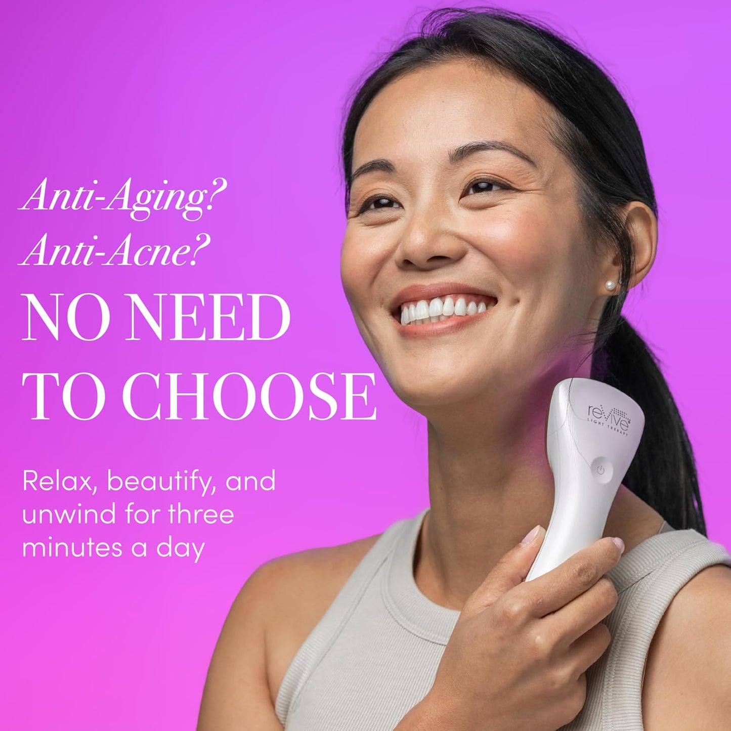 reVive Light Therapy Lux Collection Clinical Acne and Anti-Aging Device
