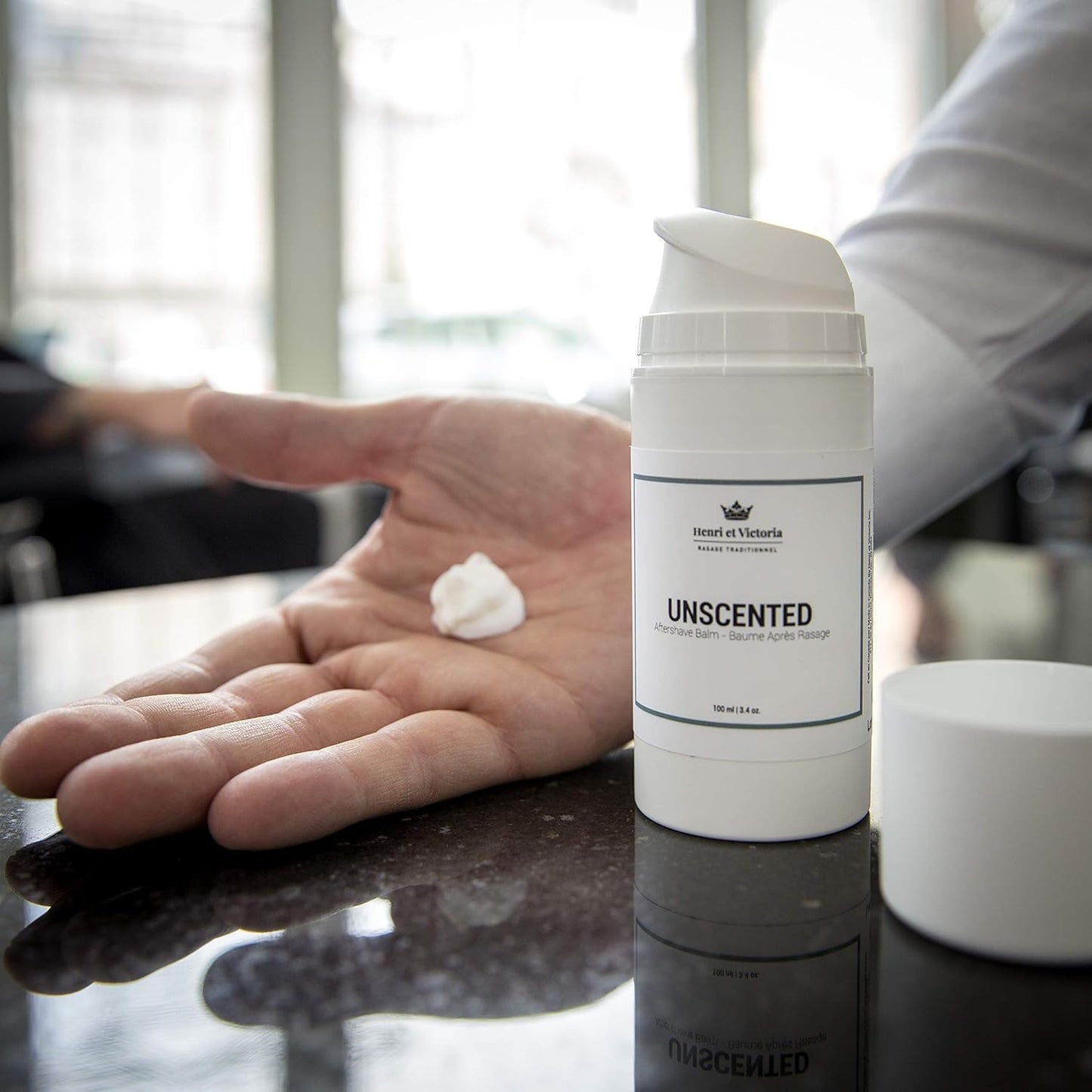 After Shave Balm for Men | Post Shave Balm - Unscented | Made by Skilled Artisans | Prevents and Cures Razor Burns | 3,4 oz