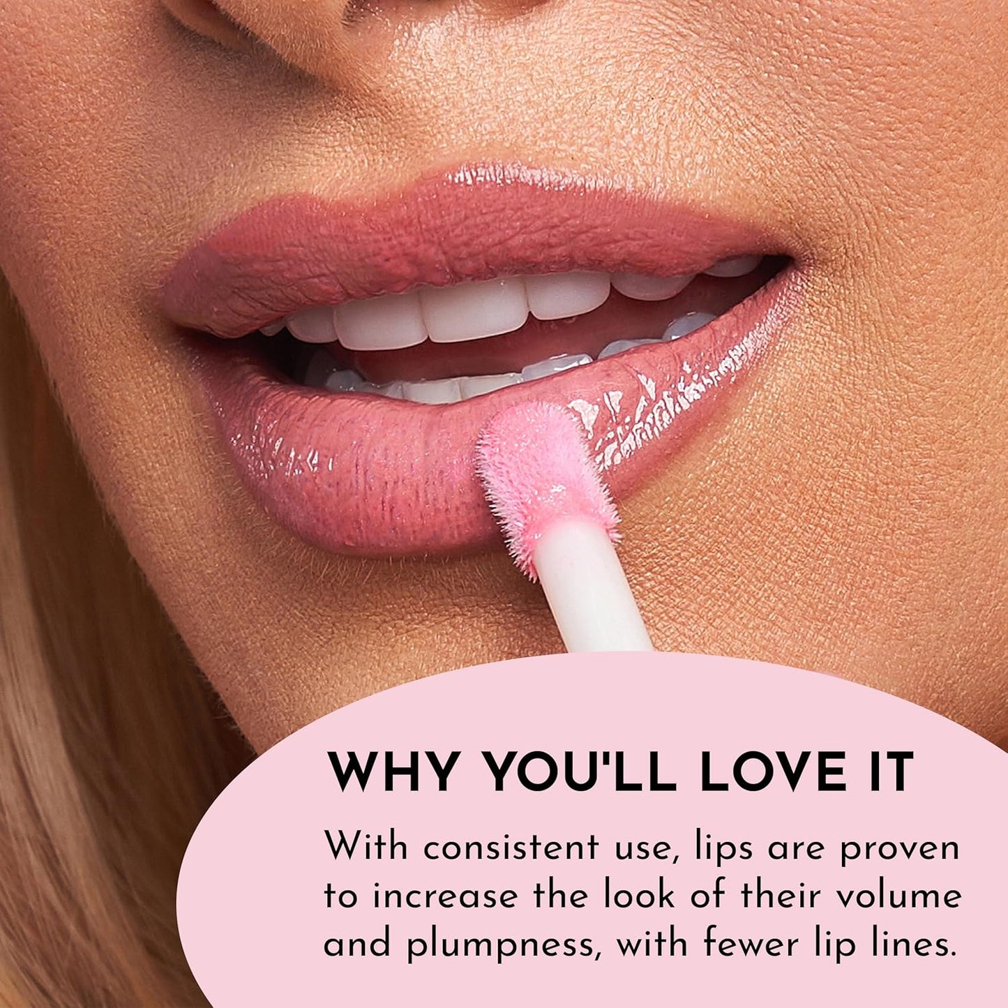 Lawless Forget the Filler Lip Plumping Line Smoothing Gloss - Daisy Girl - Premium Volumizing Lip Gloss with Natural Ingredients Designed to Plump, Firm, and Hydrate Lips 0.11 oz