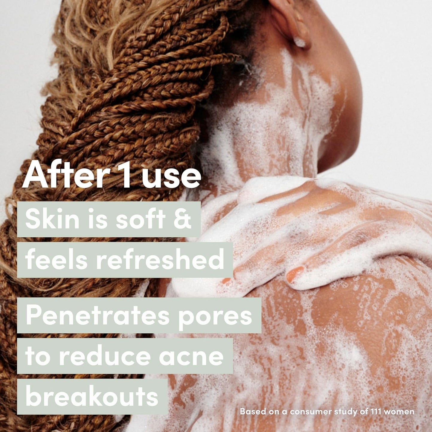 Dove Serum Body Wash Acne Clear for troubled skin with Salicylic Acid 18.5 Fl Oz