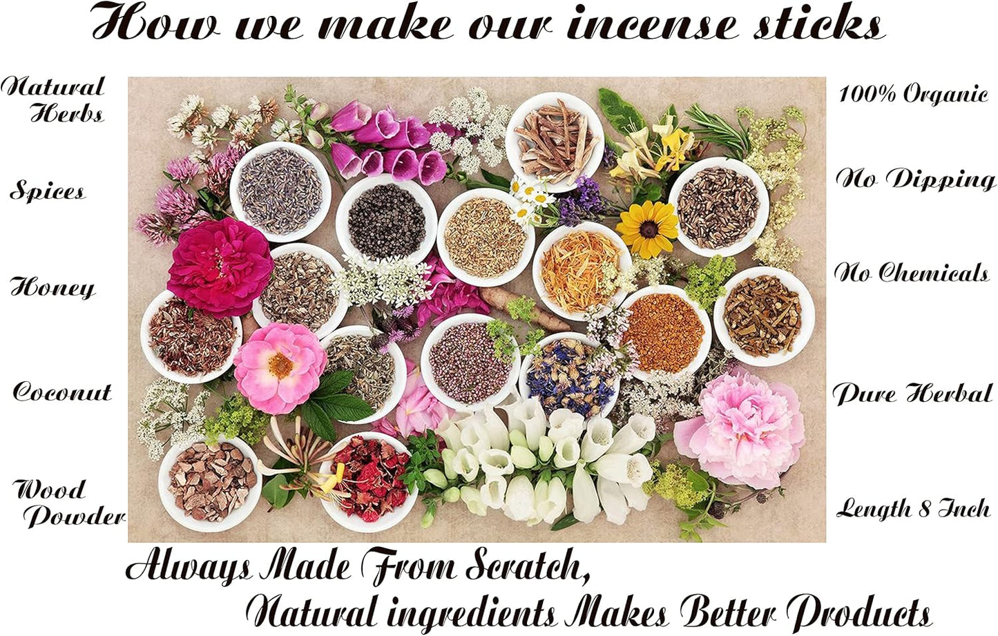 Raajsee White Sage Incense Sticks 15 Sticks x 5 Pack -100% Pure insense Organic Natural- Hand Rolled Free from Chemicals -insent Perfect for Church Aromatherapy, Stress Relief, Meditation (CALIFORNIAN