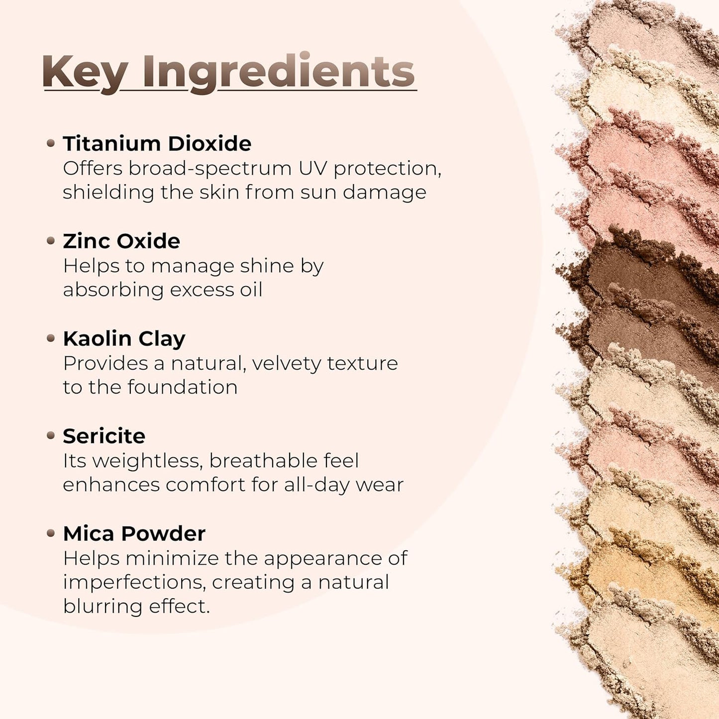 (8 Ounce) (Light Tan) Foundation Powder Refill By Sweet Face Minerals, Lightweight Mineral Loose Makeup Powder with SPF 20, Full Coverage Flawless Finish, Talc-free, Cruelty-Free, Refillable Pouch